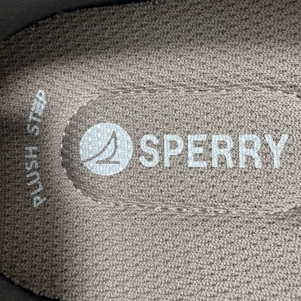 Sperry Women's Gray Canvas Boat Shoes Comfort Casual Lace Up‎ Size 10